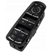 Botones de control de ventanas para Porsche Panamera, interruptor del panel de la puerta delantera