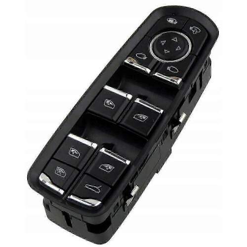 Botones de control de ventanas para Porsche Panamera, interruptor del panel de la puerta delantera