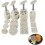 Moon Cake Press and Stamp Set for Home Baking, Includes 4 Molds and 12 Designs 1