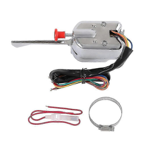 Interruptor de intermitentes universal para Hot Rod, estilo cromado compacto para calle.