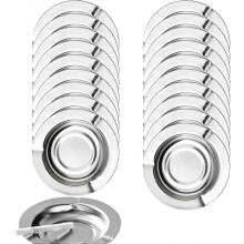 Cendriers d'extérieur pour mobilier de patio, lot de 20 jetables en acier inoxydable pour fumeurs