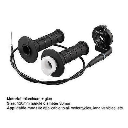 Hand Throttle Replacement Compatible for Motorcycle with 30mm Handlebar Grip and Twist Cable 1