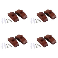Wandteppichaufhänger, Quiltaufhänger (kompatibel mit Wandbehängen), Deckenhalterungen, Teppichhalter, 8er-Pack Wandclips aus Holz