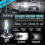 H7 LED Bulb Conversion Kit for Auto Headlights, 4 Bulbs High Low Beam, 6000K White 4