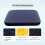 Cuscino ergonomico in memory foam per ufficio, grigio e blu 4
