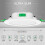 LED downlight 12pcs energy-efficient 7W recessed ceiling spot light 2