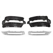 Etupuskurin sumuvalon suojussarja, yhteensopiva Mercedes Benz GLK 2015-2016 kanssa A2048852922 A2048853022 A2048853974 A2048854074