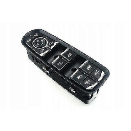 Botones de control de ventanas para Porsche Panamera, interruptor del panel de la puerta delantera 2