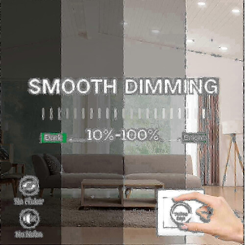 Plafonnier encastré extra-plat à LED blanches de 7 W (lot de 12) pour éclairage intérieur 2