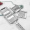 Efficient Kitchen Grater for Cheese with 4-Fold Design and Residue Catcher 4
