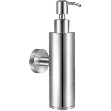 Distributeur de savon liquide pour évier de cuisine, mural, en acier inoxydable 304, 200 ml, chromé, sans contact