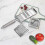 Efficient Kitchen Grater for Cheese with 4-Fold Design and Residue Catcher 2