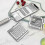 Efficient Kitchen Grater for Cheese with 4-Fold Design and Residue Catcher 3