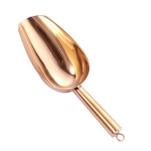 Pelle en acier inoxydable pour bars, fêtes et maison - Manche long pour glaçons et aliments secs