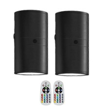 Lampe murale LED RGB avec télécommande intelligente, veilleuse colorée de chevet, compatible avec les murs de chambre, couloirs et escaliers.