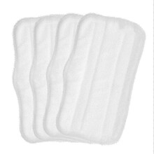 4 Pack Steam Mop Pads Replacement for S3101 S3202 S3250 Washable Cleaning Pad Steamer Pad for Hard F