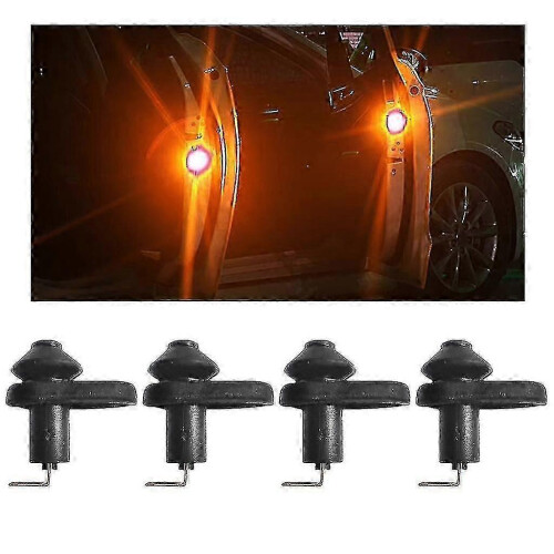 Interruttore universale per stipite della portiera, nero, per luce interna dell'auto, set da 4 pezzi 2