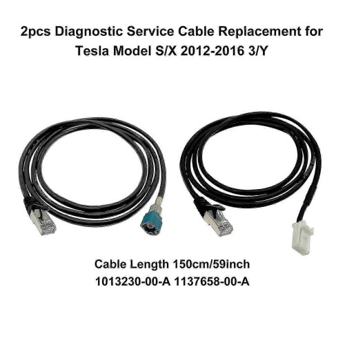 Câbles d'outils de diagnostic pour Tesla Model S/X 2012-2016, système de service en 2 pièces, 150 cm 1