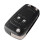Étui pliable pour clé télécommande Opel 2 boutons Hu100 5
