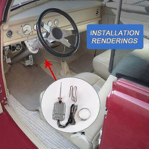 Interruptor de intermitentes universal para Hot Rod, estilo cromado compacto para calle. 1