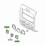 Replacement heater knobs for Ford Ranger PK 2009-2011 - 3-piece set with UB9B61195 code 5