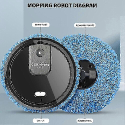 Robotic Vacuum for Carpets and Tiles: Intelligent Cleaner with Mopping Function 2