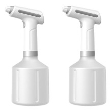 2x Automatische elektrische tuinpompsproeier met USB-oplaadbare straal, draagbare tuin- en gazonsproeier -