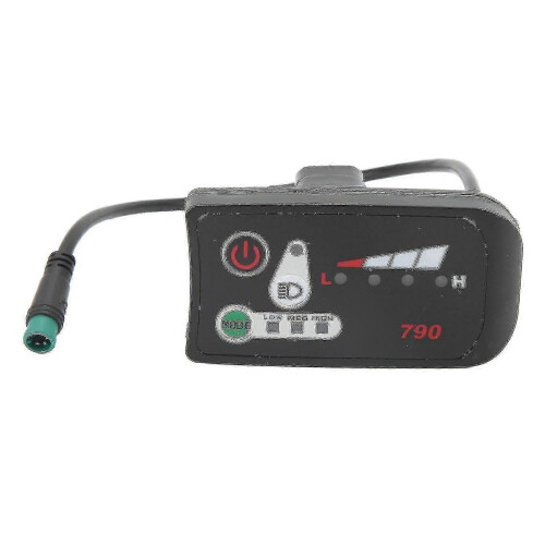 Electric bike LED display meter for 22.2mm handlebars modification