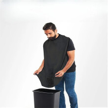 (black) Shaving Bib Shaving Bib Trimming Beard Styling Bib Suction Cup Shaving Bib Hairdressing Bib