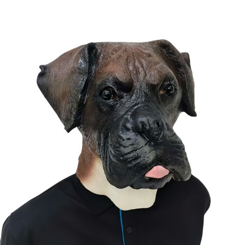 Bulldoggen-Latexmaske 1