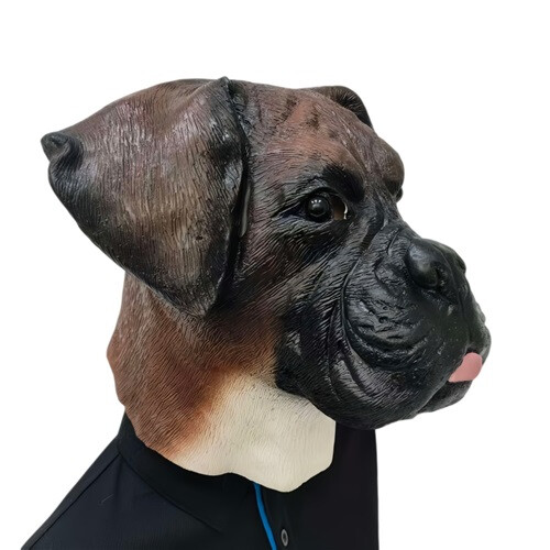 Bulldoggen-Latexmaske 2