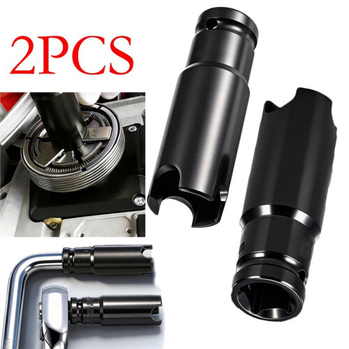 2pcs 52/58 Chainsaw Clutch Removal Socket Wrench 1/2 Inch Drive Interface Three Claw Thickened Socket Clutch Sleeve 1