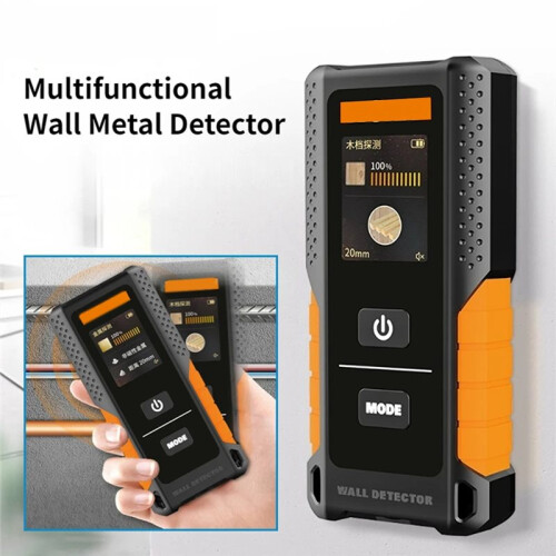 Detector Multifuncional de Vigas Metálicas, Madeira e Fios Elétricos com Display Digital e Entrada USB. 1