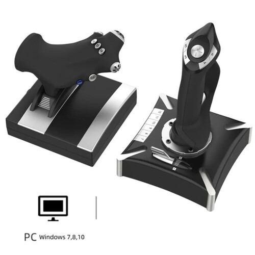 Game Flight Control Manipulator for Lestar 2119PRO PC Flight Joystick with Vibration Analog Flight Control Manipulator