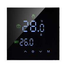 Tuya WiFi Floor Water Heating Wall Boiler Heating Thermostat Programmable Voice Control Backlight Adjustable B