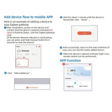 For Tuya Zigbee with Temperature Humidity Sensor 16A 3000W Thermostat for Alexa Home Yandex Alice