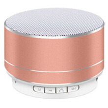 A10 Speaker Portable Outdoor Cannon Subwoofer Sound Box Support TF Card Rose Gold