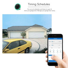 Garage Door Opener with RF433 MHz Wrieless Control Garage Door for Alexa Yandex(Zigbee)