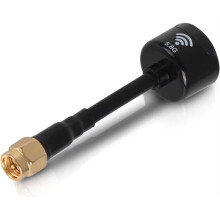 5,8 GHz Riktantenn Lollipop Super -Antenn för FPV Racing Drönare RC-Tillbehör (SMA Innernål - Svart)
