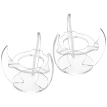 2PCS Desktop Stand Holder with Anti-Slip Pad Desktop Support Holder Stand Base for PS5 PlayStation5 for PS5 Gamepad
