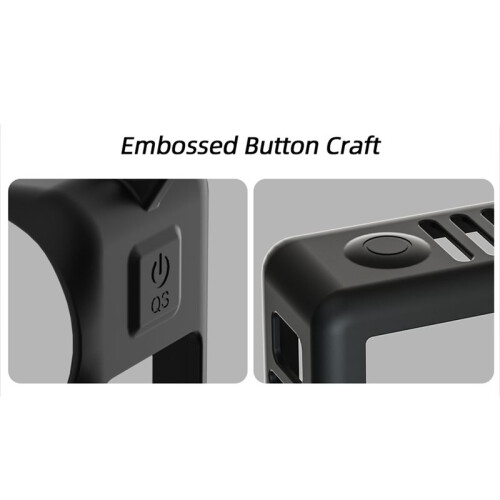 Silicone Protective Case for  OSMO ACTION 5 Pro Scratch-Resistant Anti-Collision Camera Protector Orange