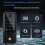 Tuya Wifi Auto  Deadbolt Lock Remote Fingerprint Digital Code Electronic Deadbolt Lock with Door Sensor Black 2