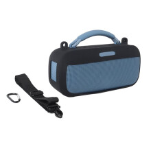 Shockproof Silicone Cover Case with Shoulder Strap for SoundLink Max Speaker, Anti-Scratch Protective Pouch Bag A