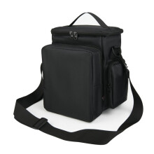 TXEsign Travel Carrying Microphone Case 6 Slots Microphone Bag Mic Carrying Case with Handle Strap and Shoulder Strap