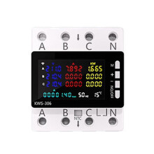 KWS-306 Power Meter Standalone Version AC Power Voltmeter Voltage Protector Current Voltage Monitor