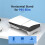 Horizontal Stand for PS5 Slim Console, Base Stand for PS5 Slim Disc & Digital Editions Game Console Dock Mount Holder 7