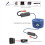 1 Pair RCA Audio Network Cable Extender Twisted Pair Transmitter RCA Interface 2-Way Audio Extender RJ45 to RCA Extender 3