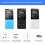 MP3 Player USB Charging Record Digital Display Screen Media Portable Running Walking Music  White 3