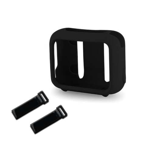 Protective Silicone Case for  Go 4 Shockproof Case with Mounting Strap Ideal for Transporting Your Speaker Black