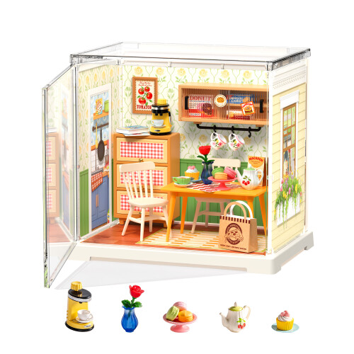 Rolife Floral Dining Room DIY Miniature House